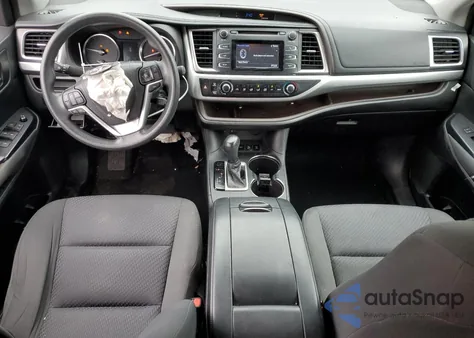 2016 Toyota Highlander Le z USA, uszkodzony, nr VIN 5TDBKRFH5GS314920